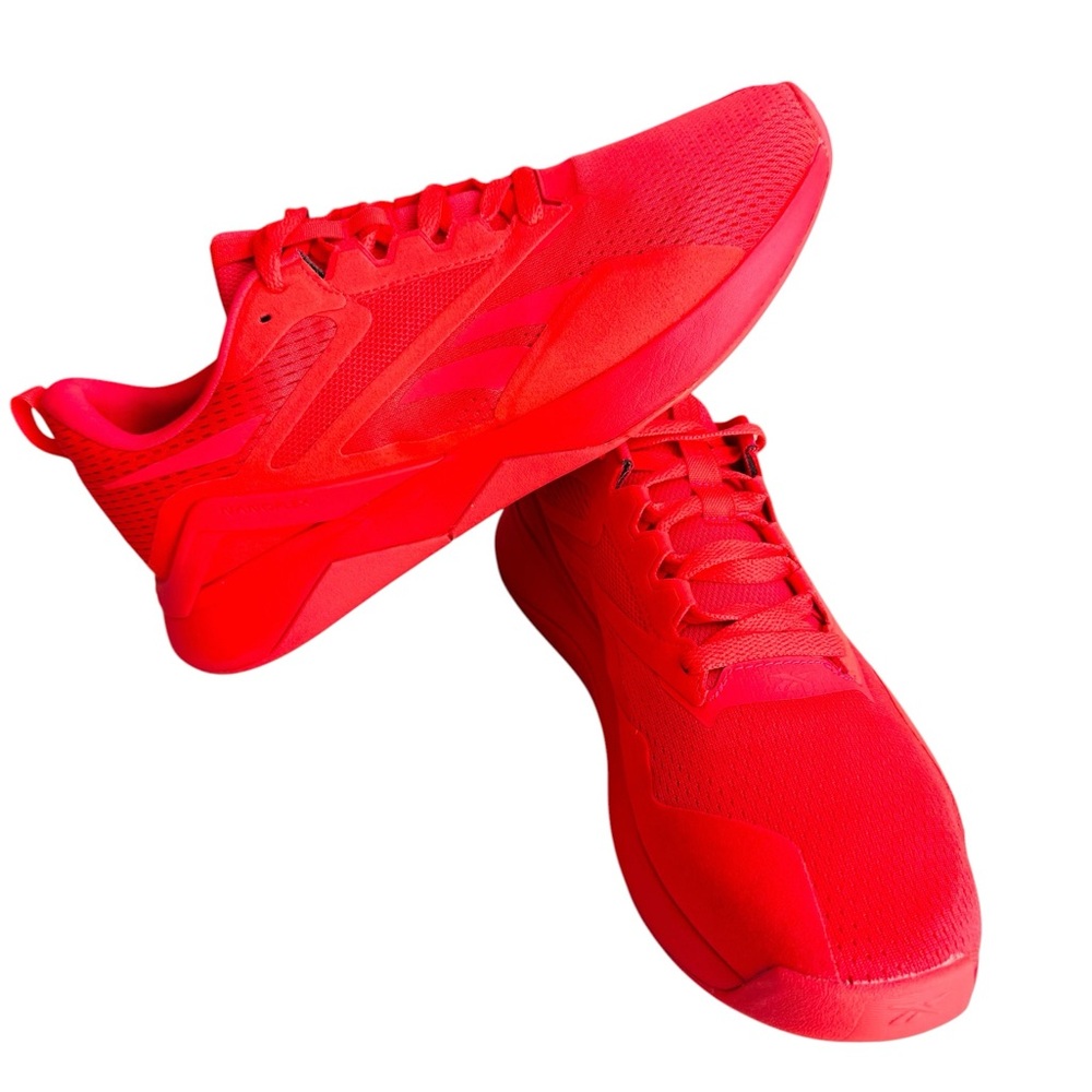 Reebok Nanoflex V2 Men’s Training Running Shoes Red Size 11.5 EU 45 Sneakers
